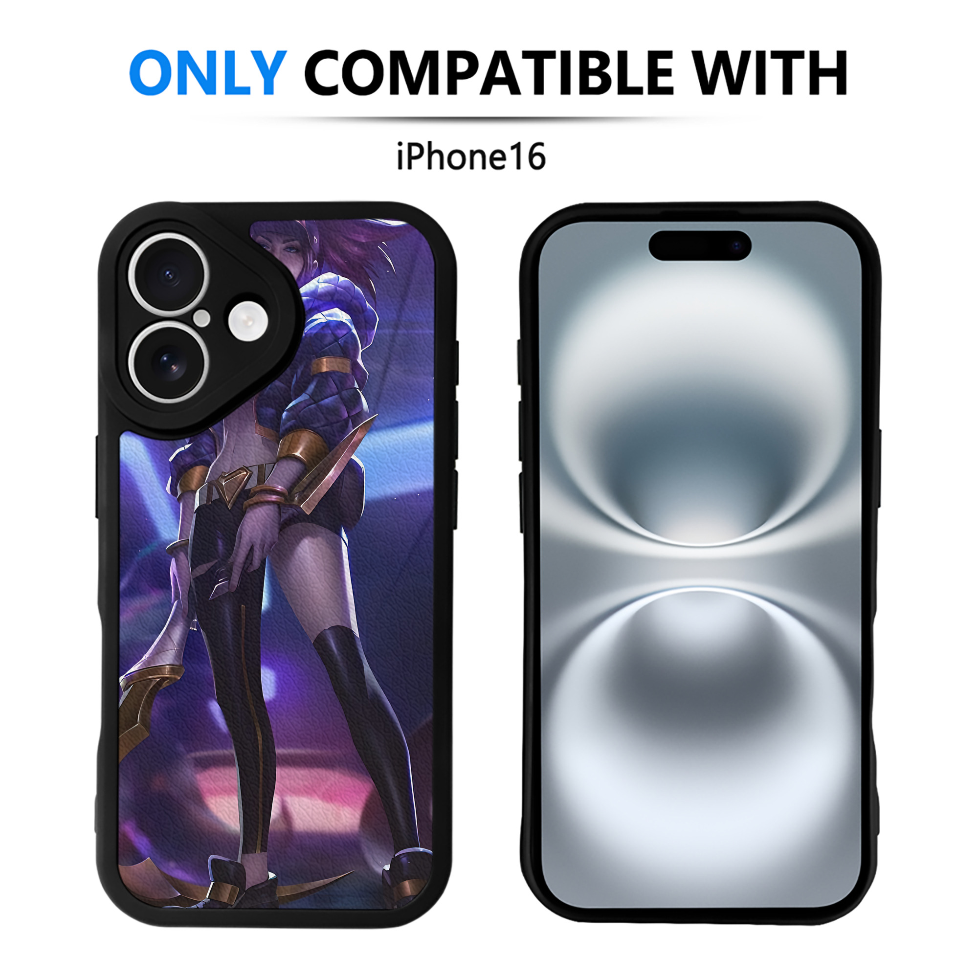 リーグ・オブ・レジェンド League of Legends LOL 【iPhone 16シリーズ対応】シリコンスマホケース（レザー調） 材質：シリコン